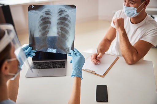 Infiltração pulmonar