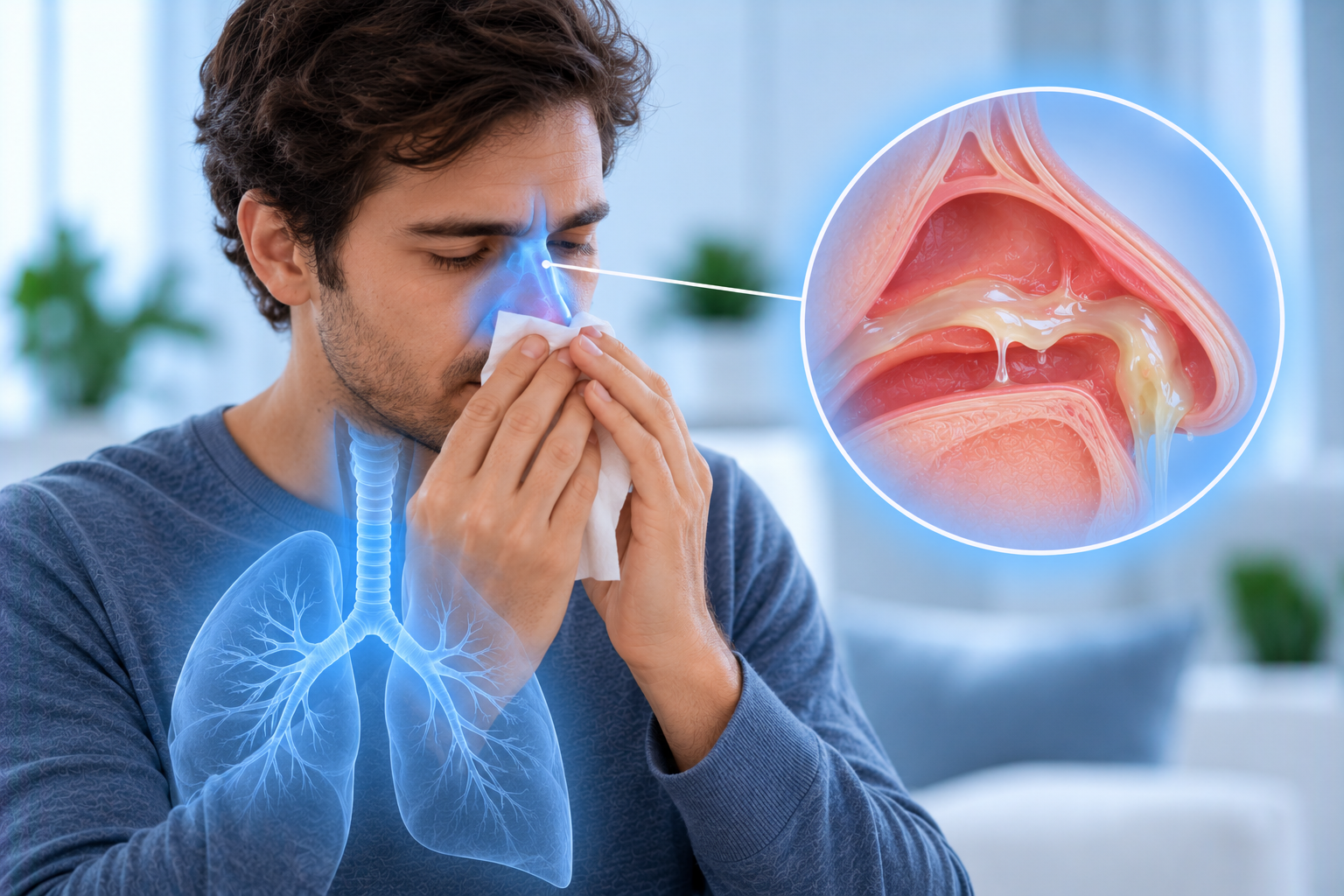 Congestão respiratória