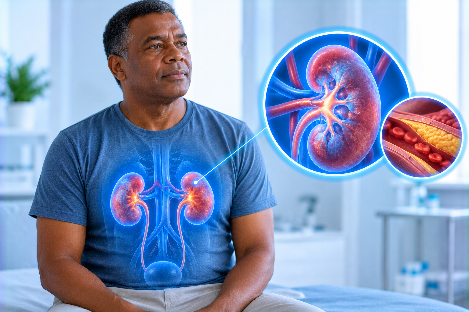 Insuficiência renal subjacente